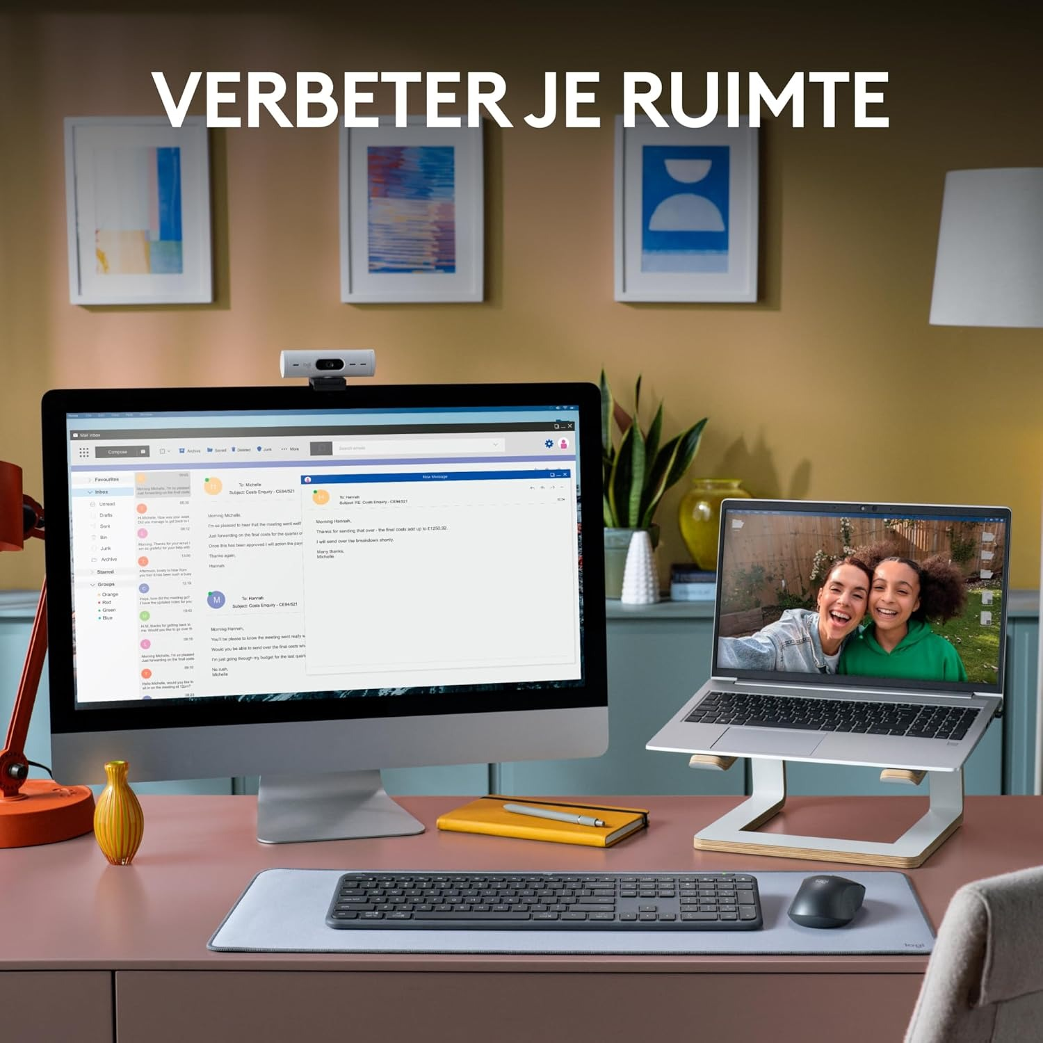 Клавiатура бездротова Logitech Signature Slim K950 US Graphite USB (920-012465)